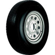 Loadstar Tire and Wheel (Rim) Assembly KR03, ST205/75R15 5 Hole C Ply, Silver, Modular