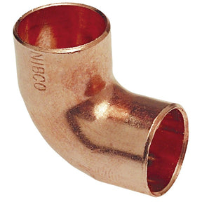 Elkhart Products 10180008 Pipe Elbow, 3/4 in, Sweat, 90 deg Angle, Copper