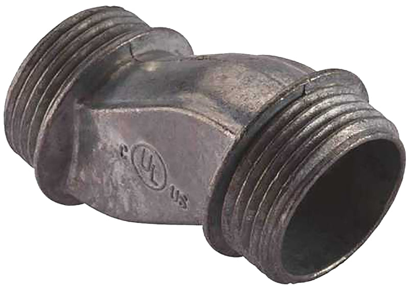 Halex 90402 Rigid Offset Nipple, 3/4 in, Zinc, 1/BAG