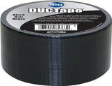 IPG 6720BLK All-Purpose Duct Tape, 20 yd L, 1.88 in W, Polyethylene-Coated Cloth Backing, Black