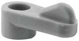 Make-2-Fit PL 7739 Window Screen Clip with Screw, 1/16 in D Dimensions, Plastic, Gray, 12/PK