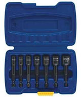 Irwin Hanson POWER-GRIP 394100 Bolt Extractor Set, 7-Piece, HCS, Black Oxide, Specifications: Reverse Spiral Flute