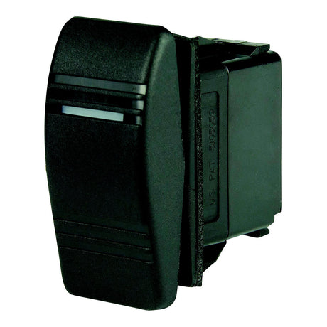BEP 1001805 Weather Resistant Contura Rocker Switch, On-Off-(On), SPDT, 1/4" Blade Terminals, Illuminated Amber