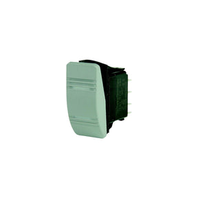 BEP 1001812 Weather Resistant Contura Rocker Switch, On-On, DPDT, 1/4" Blade Terminals, Illuminated Amber (2 Positions)
