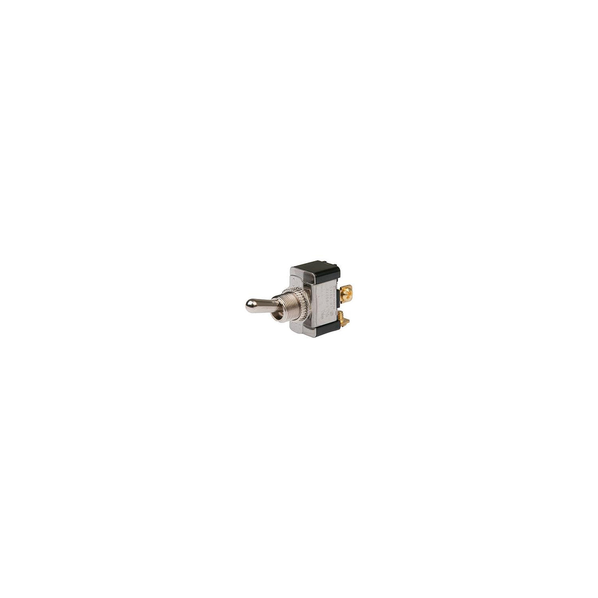 BEP 1002024 Chrome Plated Toggle Switch, Off-On, SPST, #6-32 Screw Terminals