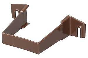 Amerimax T1534 Downspout Clip, Vinyl, Brown