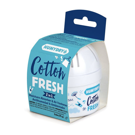 Humydry USA44131C12 Mini Moisture Absorber and Air Freshener, 2.6 oz, Cotton Fresh, White, 100 sq-ft Coverage Area