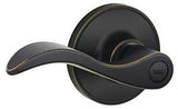 Schlage J Series J40SEV716 Privacy Lever, Mechanical Lock, Aged Bronze, Metal, Residential, 3 Grade, 7/8 in Housing Dia