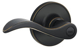 Schlage J Series J40SEV716 Privacy Lever, Mechanical Lock, Aged Bronze, Metal, Residential, 3 Grade, 7/8 in Housing Dia