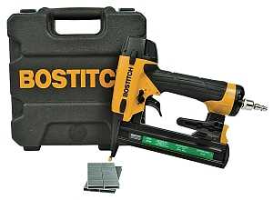 Bostitch SX1838K Stapler Kit, 7/32 in W Crown, 1/2 to 1-1/2 in L Leg, Narrow Crown Staple, 100 Magazine, 160 in-lb Air