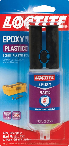 Loctite 1360788 Epoxy Plastic Bonder, Liquid, 25 mL Syringe