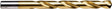Irwin 63920 Jobber Drill Bit, 5/16 in Dia, 4-1/2 in OAL, Spiral Flute, 2-Flute, 5/16 in Dia Shank, Straight Shank