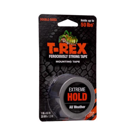 T-Rex Extreme Hold 60 in. L X 1 in. W Double-Sided Mounting Tape
