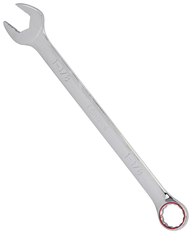 Vulcan MT6547319-3L Combination Wrench, SAE, 1-1/8 in Head, Chrome Vanadium Steel