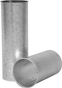 Imperial GV0935 Chimney Thimble, For: Tee Branch and Chimney Section, 28, Galvanized Steel, Galvanized, 7 x 6 in