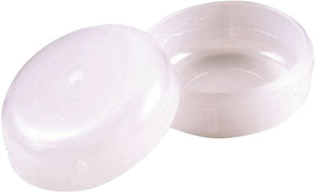 Shepherd Hardware 3040 Furniture Insert Cup, Round, Plastic, White, 1-1/2 in ID Dimensions
