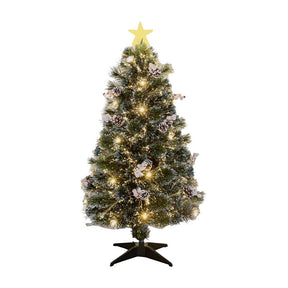 Santas Forest 54950 Frosted Mixed Needle FO Tree, 5 ft H