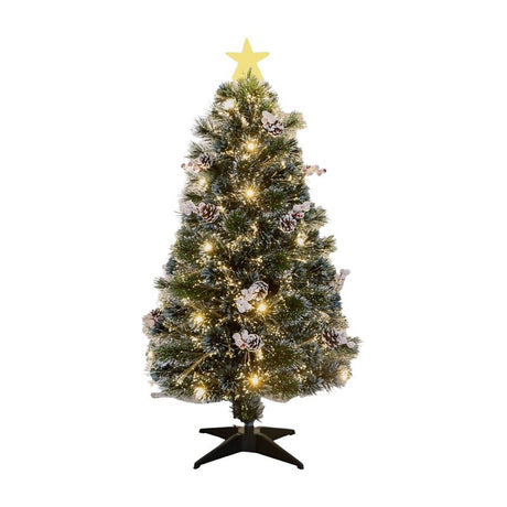 Santas Forest 54950 Frosted Mixed Needle FO Tree, 5 ft H