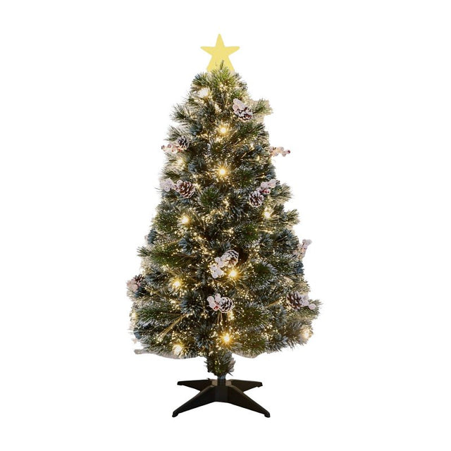 Santas Forest 54950 Frosted Mixed Needle FO Tree, 5 ft H