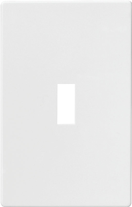 Eaton Wiring Devices PJS1W Wallplate, Mid-Size, 4-7/8 in L, 3.12 in W, 1-Gang, Polycarbonate, High-Gloss