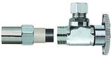 Plumb Pak PP20321LF Supply Line Valve, 1/2 x 3/8 in Connection, Compression, Brass Body
