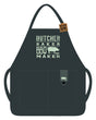 Open Road Brands Butcher Baker BBQ Maker 2 pocket Navy Canvas Apron, Pack of 4