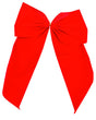 Holiday Trims Red 2 Loop Christmas Bow 15 in., Pack of 12