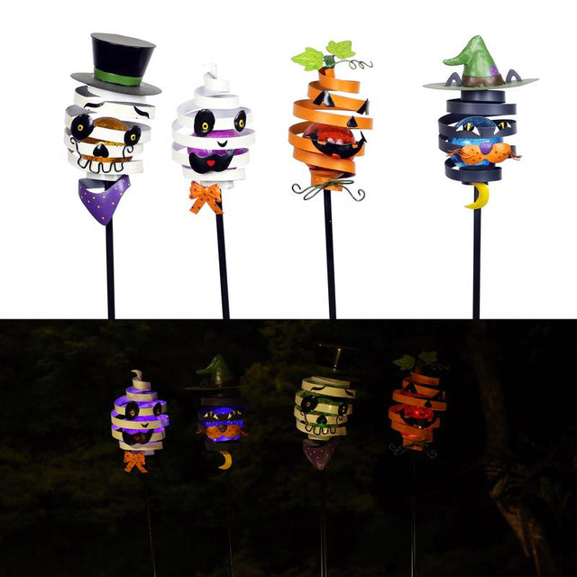 Alpine LED Bouncy Halloween Stake Yard Decor, Pack of 20