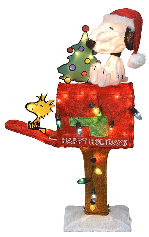 Productworks LLC 56318 LED Snoopy w/Tree On Mailbox, 32 in, Pack of 2