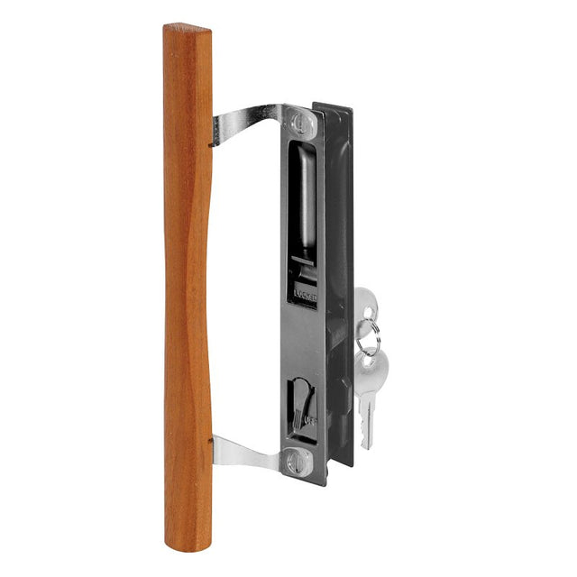 Prime-Line C 1032 Handleset, Aluminum/Wood