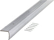 M-D 78022 Stair Edging, 36 in L, 1-1/8 in W, Aluminum, Silver