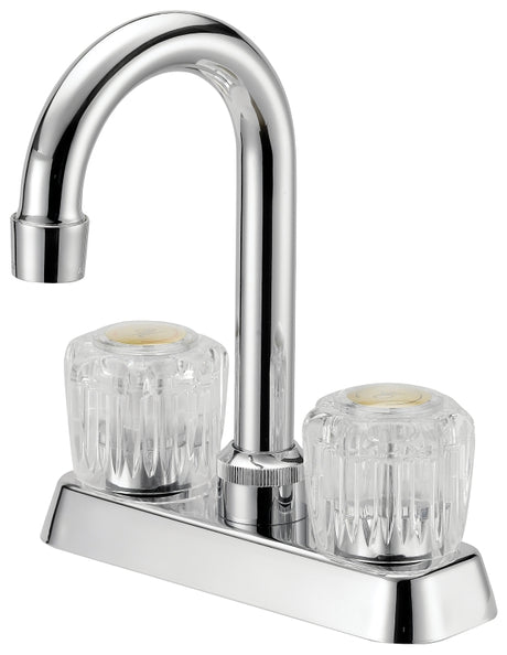 Boston Harbor PFN47850CP-LF Bar Sink Faucet, 1.8 gpm, 2-Handle, 3-Faucet Hole, Metal, Chrome Plated