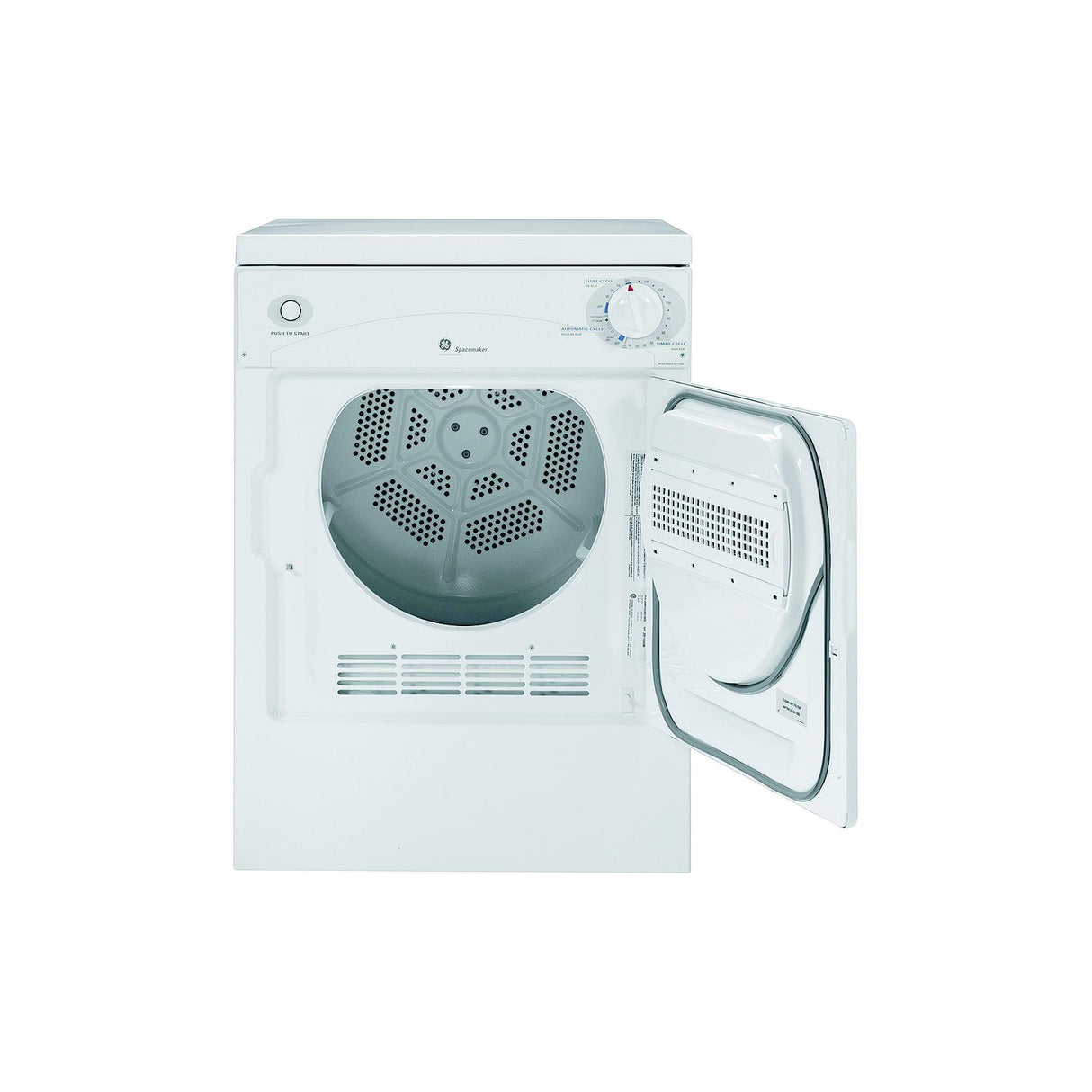 GE DSKS333ECWW Spacemaker 120V Portable Electric Dryer