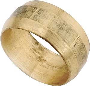 Anderson Metals 730060-05 Sleeve, 5/16 in Dia, Compression, Brass