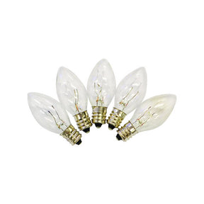 Holiday Bright Lights Incandescent C7 Clear 25 ct Replacement Christmas Light Bulbs 1 ft.