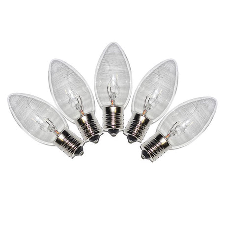 Holiday Bright Lights Incandescent C9 Clear 25 ct Replacement Christmas Light Bulbs 0.08 ft.