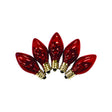Holiday Bright Lights Incandescent C7 Red 25 ct Replacement Christmas Light Bulbs 0.08 ft.