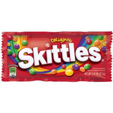Skittles Original Assorted Chewy Candy 4 oz, Pack of 24