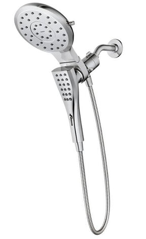 Moen Verso 220C2 Series 220C2EP Combination Shower, 1/2 in Connection, IPS, 1.75 gpm, 8-Spray Function, Chrome