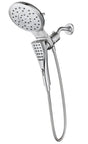 Moen Verso 220C2 Series 220C2EP Combination Shower, 1/2 in Connection, IPS, 1.75 gpm, 8-Spray Function, Chrome