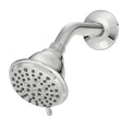 Moen Attune Series 218W0 Spray Head, Round, 1.75 gpm, 1/2 in Connection, IPS, 8-Spray Function, Metal, Chrome, 4 in Dia