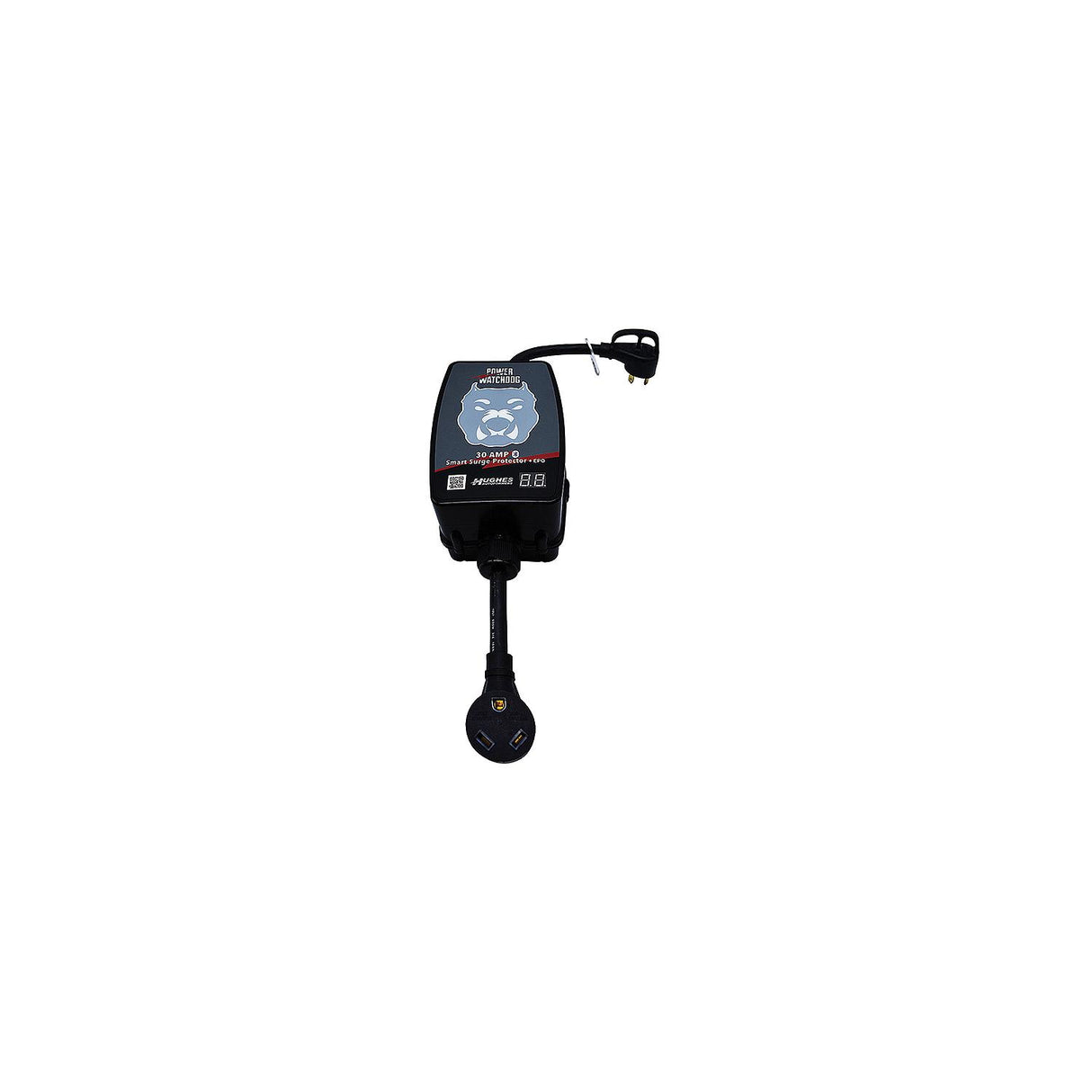 Hughes PWD30EPO Power Watchdog Smart Surge Protector With Auto Shutoff, Portable, 30 Amp