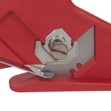 Roberts 10-154-3 Universal Seam Cutter, Slotted Blade, Steel Blade, Red Handle