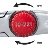 Roberts 10-221 Utility Knife, 2-1/4 in L Blade, Stainless Steel Blade, Contoured Handle