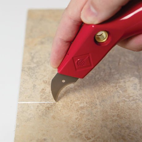 QEP 10-218F Multi-Purpose Knife, Red Handle