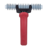 Roberts 10-169 Star Wheel Carpet Seam Roller, 4 in Dia Roller, Steel Roller, Soft-Grip Handle, Rubber Handle