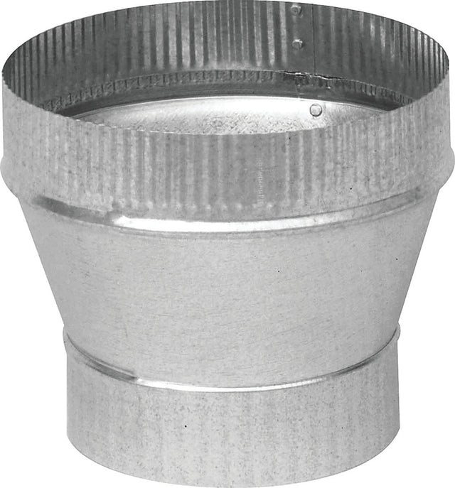 Imperial GV1358 Furnace Short Increaser, 5 to 6 in Connection, 6-1/4 in L, 24 ga Gauge, Steel, Galvanized