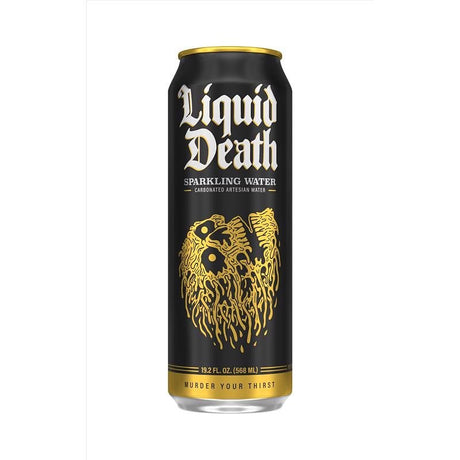Liquid Death 1700185 Sparkling Water, 19.2 oz Can, Pack of 24