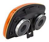 PowerZone 35705 LED Magnetic Emergency Light, Amber Reflector, ABS Reflector, 6-1/4 in W Reflector, 4 in H Reflector