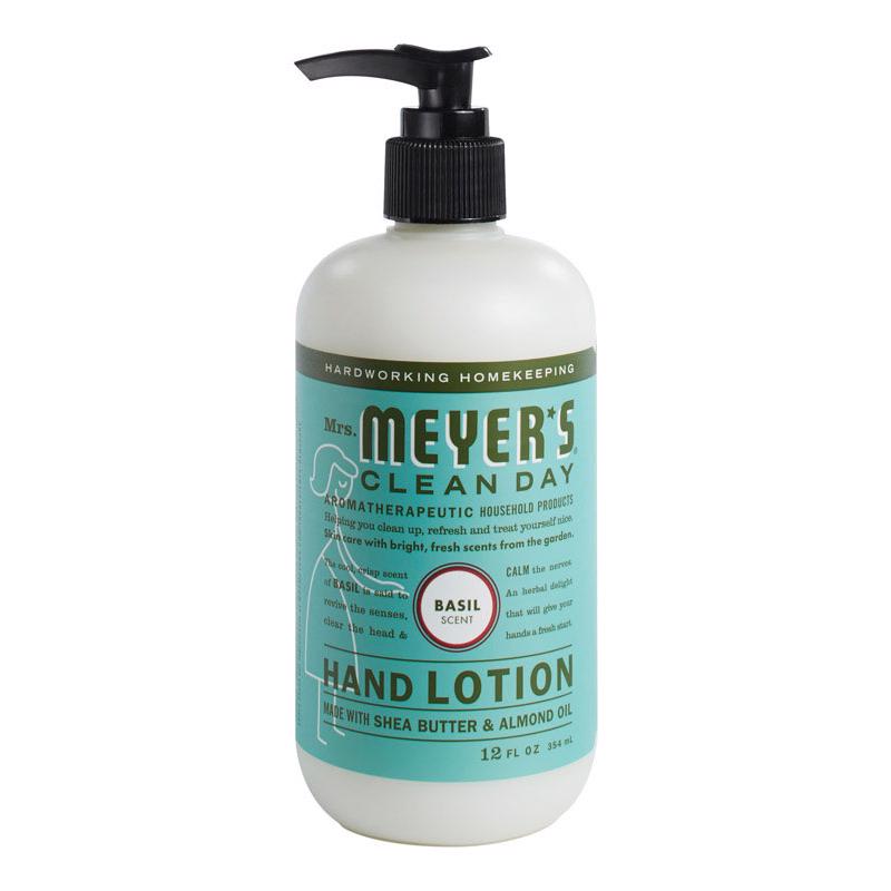 Mrs. Meyer's Clean Day Basil Scent Hand Lotion 12 oz 1 pk, Pack of 6